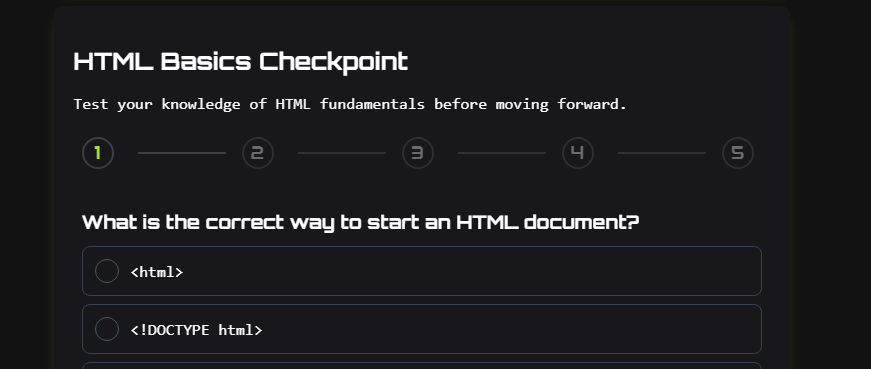 Reflect, Test Yourself, Move Forward