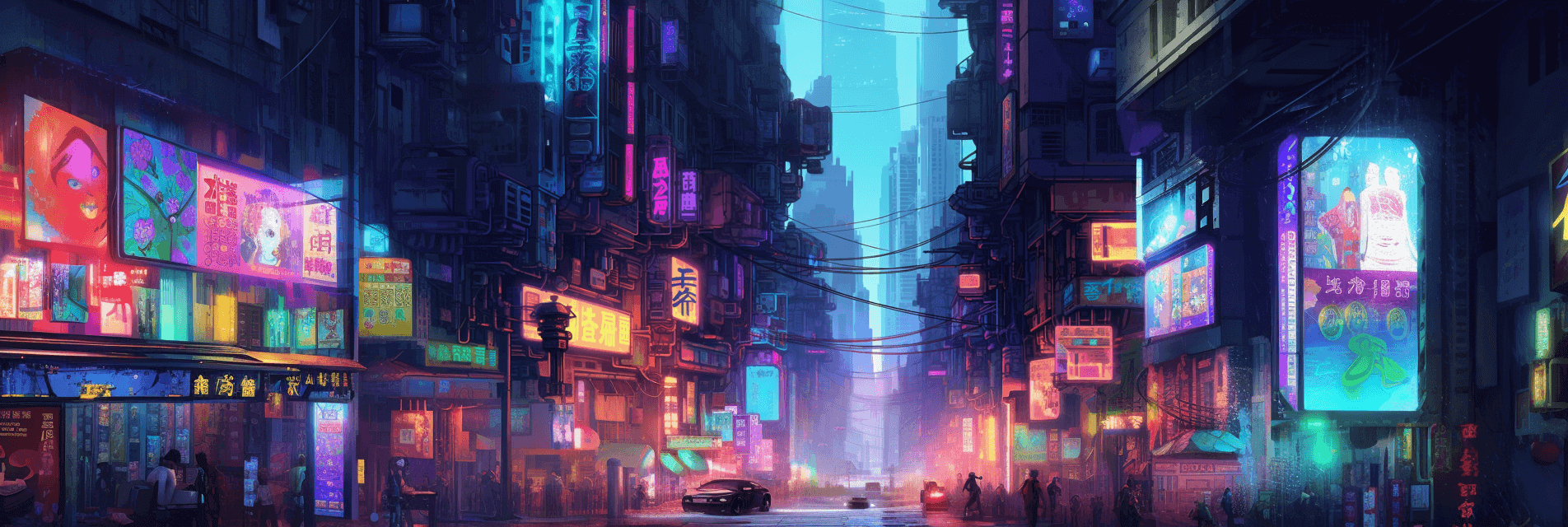 Neon Profile Card